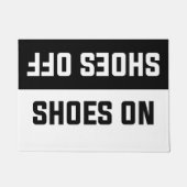 Shoes Off Shoes On Fußmatte (Vorderseite)