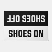 Shoes Off Shoes On Fußmatte (Vorderseite)