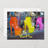 Shoes Vielen Dank Postkarte (Vorne/Hinten)