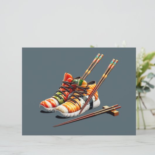 Shoeshi ME - Einzigartig Sushi Sneaker (Stehend Vorderseite)