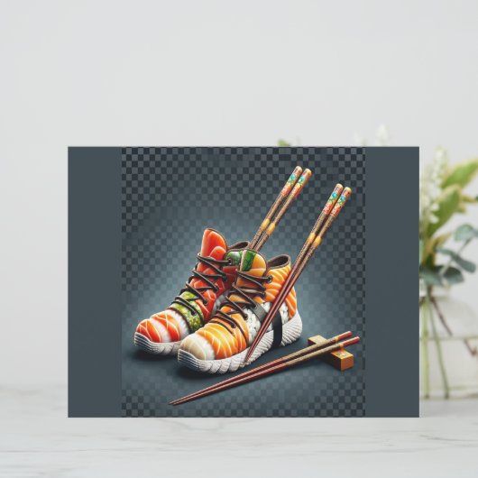 Shoeshi ME - Einzigartig Sushi Sneaker (Stehend Vorderseite)