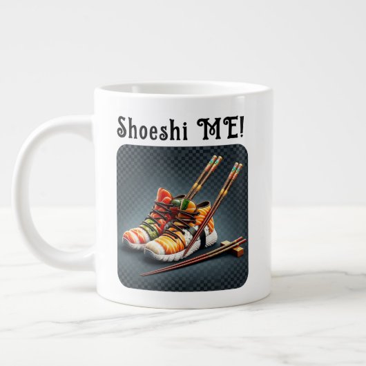 Shoeshi ME - Einzigartig Sushi Sneaker Jumbo-Tasse (Links)
