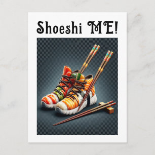 Shoeshi ME - Einzigartig Sushi Sneaker Postkarte
