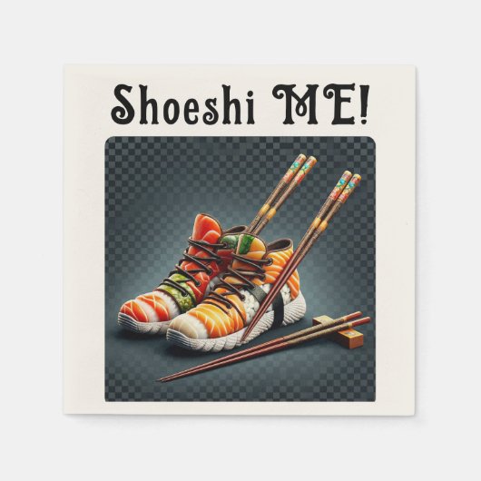 Shoeshi ME - Einzigartig Sushi Sneaker Serviette (Vorderseite)