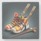 Shoeshi ME - Einzigartig Sushi Sneaker Steinuntersetzer (Vorderseite)