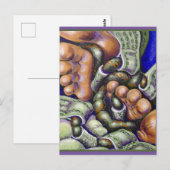 Shoestrings and Toes Postcard Postkarte (Vorne/Hinten)