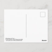 Shoestrings and Toes Postcard Postkarte (Rückseite)