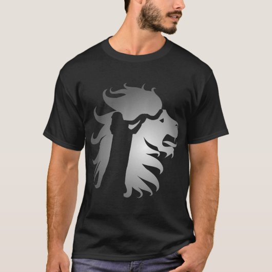 Shofar im Löwe von Judah T-Shirt (Vorderseite)