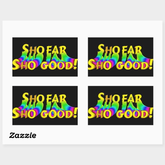 Shofar Sho Good Rechteckiger Aufkleber (Blatt)