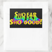 Shofar Sho Good Rechteckiger Aufkleber (Tasche)