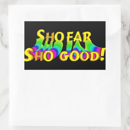 Shofar Sho Good Rechteckiger Aufkleber (Tasche)