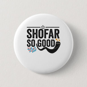Shofar So gute lustige jüdische Hanukkah Holiday G Button