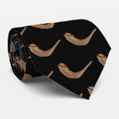 Shofer - Black Neck Tie Krawatte (Gerollt)