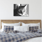 Shogun Bengal Cat Leinwanddruck (Insitu (Schlafzimmer))