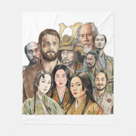 Shogun - Collage Fleecedecke