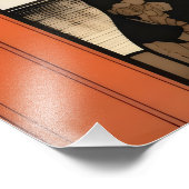 Shogun Dog Ukiyo-e Fotodruck (Ecke)