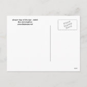 Shogun Jahr der Ratte Postcard Feiertagspostkarte (Rückseite)