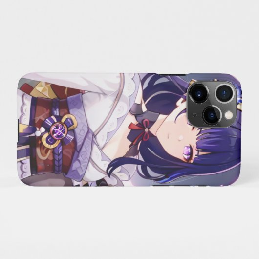 Shogun Raiden Funda iPhone Hülle (Rückseite (Horizontal))