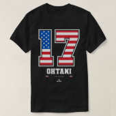Shohei Ohtani US Flaggennummer Pullover (Design vorne)