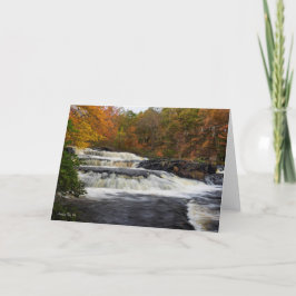 Shohola Falls im Herbst (2) Karte