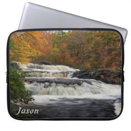 Shohola Falls im Herbst (2) Laptopschutzhülle