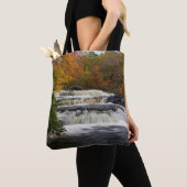 Shohola Falls im Herbst (2) Tasche (Von Nahem)