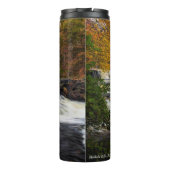 Shohola Falls im Herbst (2) Thermosbecher (Rückseite)