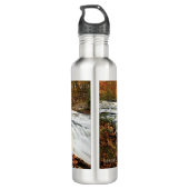 Shohola Falls im Herbst Edelstahlflasche (Rückseite)
