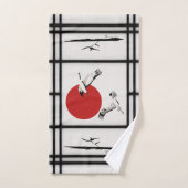 Shoji - Flugkran Badhandtuch Set (Handtuch)