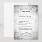 Shok Sandesh Hindu Shraddh Einladung (Vorne/Hinten)