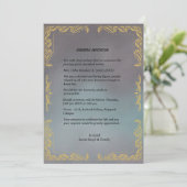 Shok Sandesh Hindu Shraddh Einladung (Stehend Vorderseite)