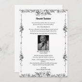 Shok Sandesh Hindu Shraddh Einladung (Vorne/Hinten)