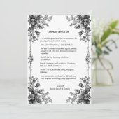 Shok Sandesh Hindu Shraddh Einladung (Stehend Vorderseite)