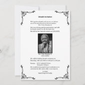 Shok Sandesh Hindu Shraddh Einladung (Vorderseite)