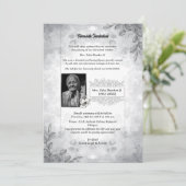 Shok Sandesh Hindu Shraddh Einladung (Stehend Vorderseite)