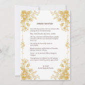 Shok Sandesh Hindu Shraddh Einladung (Vorderseite)