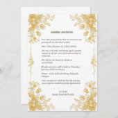 Shok Sandesh Hindu Shraddh Einladung (Vorne/Hinten)