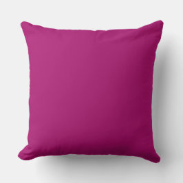 Shoking Pink, Purple,Solid, Simple, Modern Kissen