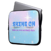 SHON - Soft Rainbow Star Edition Laptopschutzhülle (Vorderseite Links)