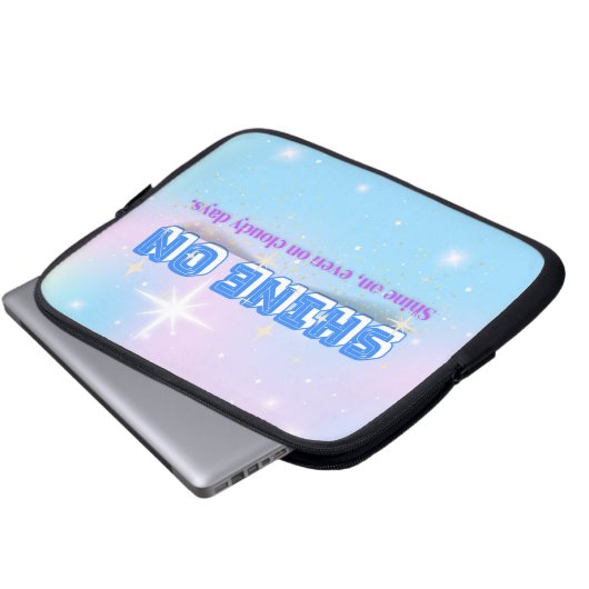 SHON - Soft Rainbow Star Edition Laptopschutzhülle (Vorne Knopf)