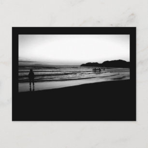 Shonan Küstenuntergang: Japan Postkarte