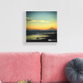 Shonan Sunset Leinwanddruck (Insitu (Wohnzimmer))