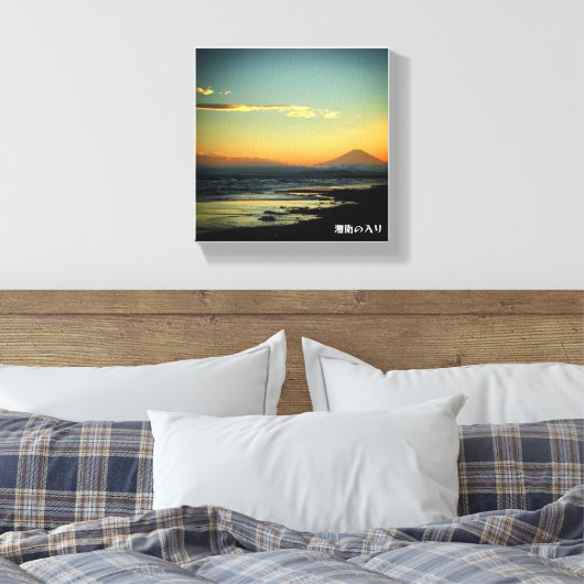 Shonan Sunset Leinwanddruck (Insitu (Schlafzimmer))