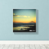 Shonan Sunset Leinwanddruck (Insitu (Holzboden))