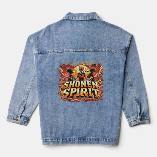 Shonen Spirit Jeansjacke (Rückseite)