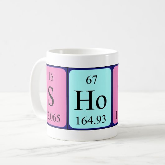 Shonna Periodenname Tasse (Vorderseite Links)