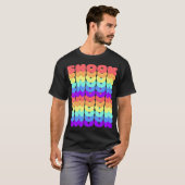 Shook Drag Meme Gay LGBT Pride Rainbow Flag tee (Vorne ganz)