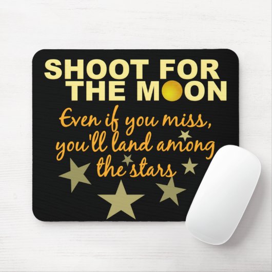 Shoot 4 Mond Mousepad (Mit Mouse)