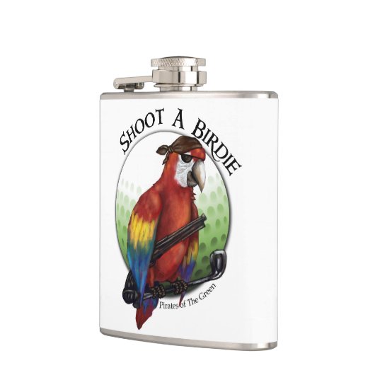 Shoot A Birdie Golf Ball Flask Flachmann (Links)