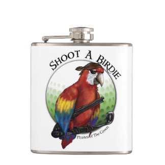 Shoot A Birdie Golf Ball Flask Flachmann